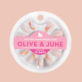 Pink Swirl Mixed Pack - Press-On | Medium | Almond