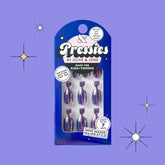 Blue Chrome Magic - Pressies | Short Medium | Round