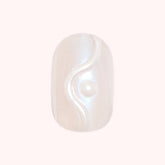 Pink Goldfish 3D Swirl - Press On | Extra Short | Round