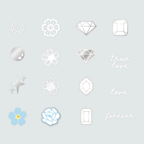 For the Bride Nail Art Stickers