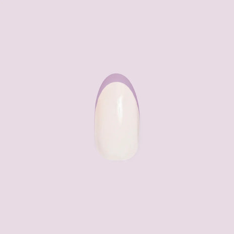 Pastel Rainbow French - Press-On | Medium | Oval