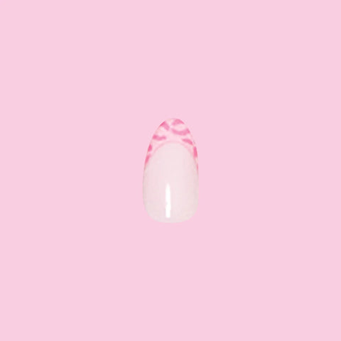 Pink Cheetah - Press-On | Medium | Almond