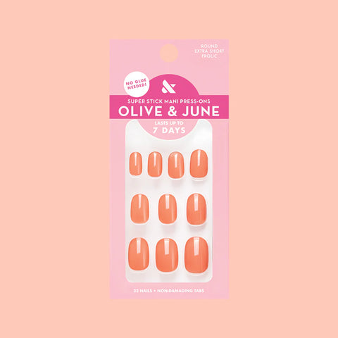 Frolic | Extra Short | Round - Tab Press-On