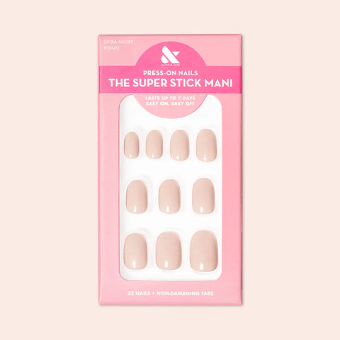 Pointe | Extra Short | Round - Tab Press-On