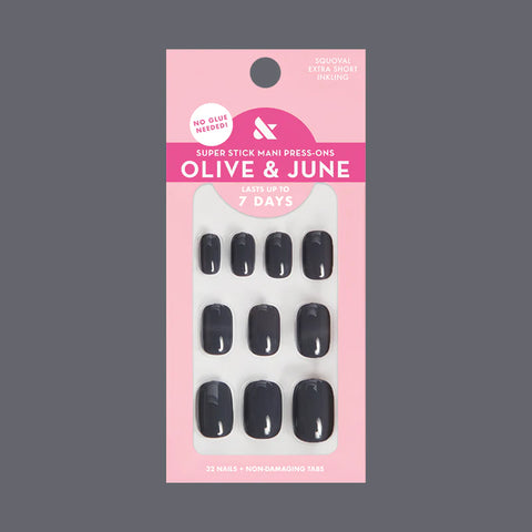 Inkling - Tab Press-On | Extra Short | Squoval