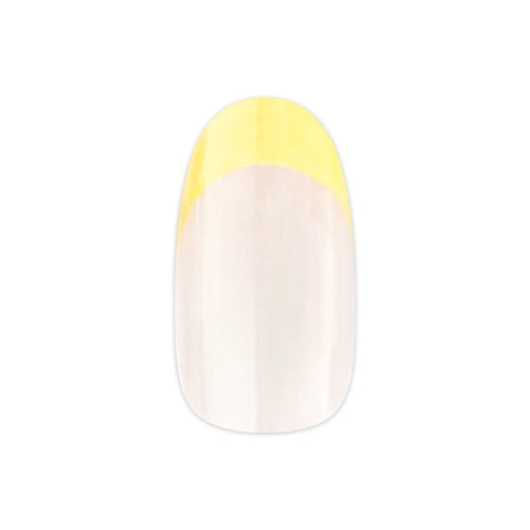 Citrus Chrome French - Press On | Short | Round