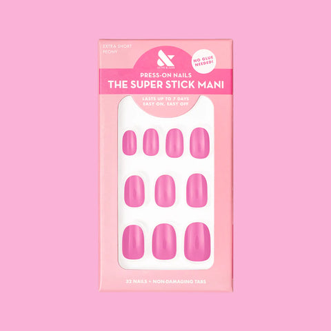 Peony | Extra Short | Round - Tab Press-On