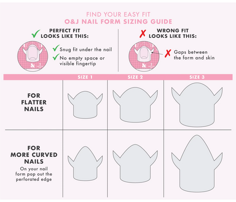 Easy Fit Nail Forms Pack